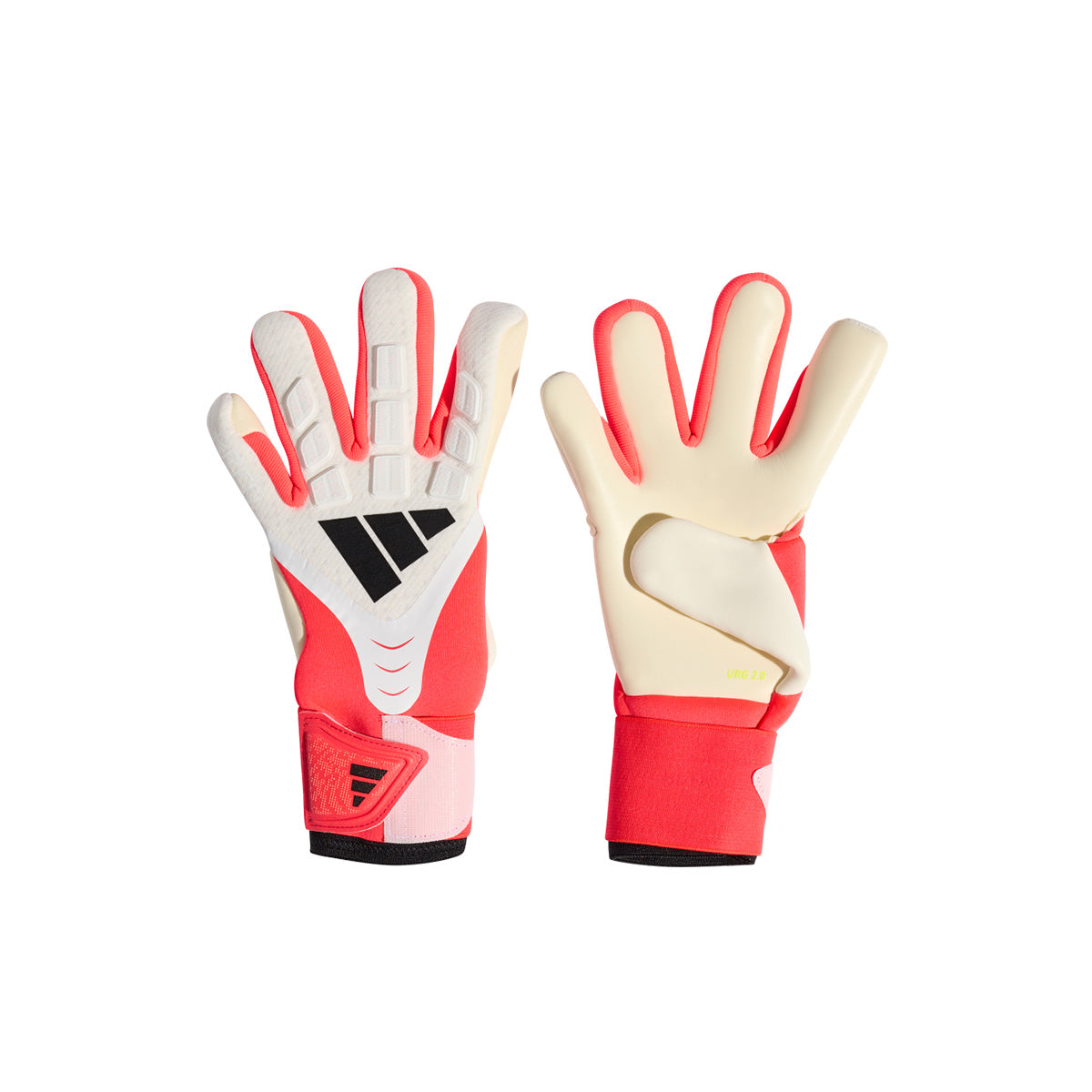 ADIDAS PREDATOR PRO GLOVES J - WHITE/LUCID RED/BLACK