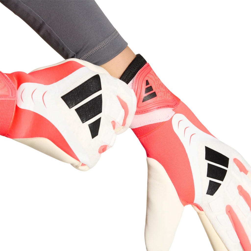 ADIDAS PREDATOR PRO GLOVES J - WHITE/LUCID RED/BLACK