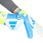 ADIDAS PREDATOR TRAINING GLOVES J - RAY BLUE/CRYSTAL SKY/SOLAR YELLOW