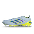 ADIDAS PREDATOR ELITE LACELESS FG - CRYSTAL SKY/RAY BLUE/TEAM SOLAR YELLOW