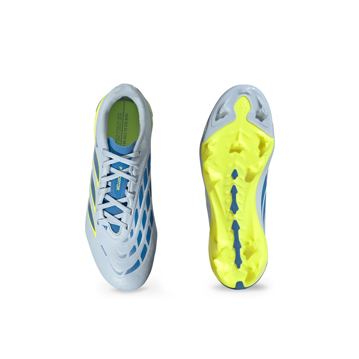 ADIDAS PREDATOR LEAGUE FG J - CRYSTAL SKY/RAY BLUE/TEAM SOLAR YELLOW