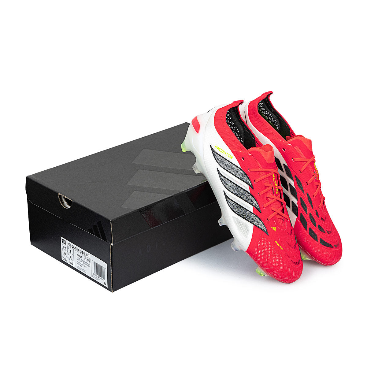 ADIDAS PREDATOR ELITE FG - LUCID RED/CORE BLACK/FTWR WHITE