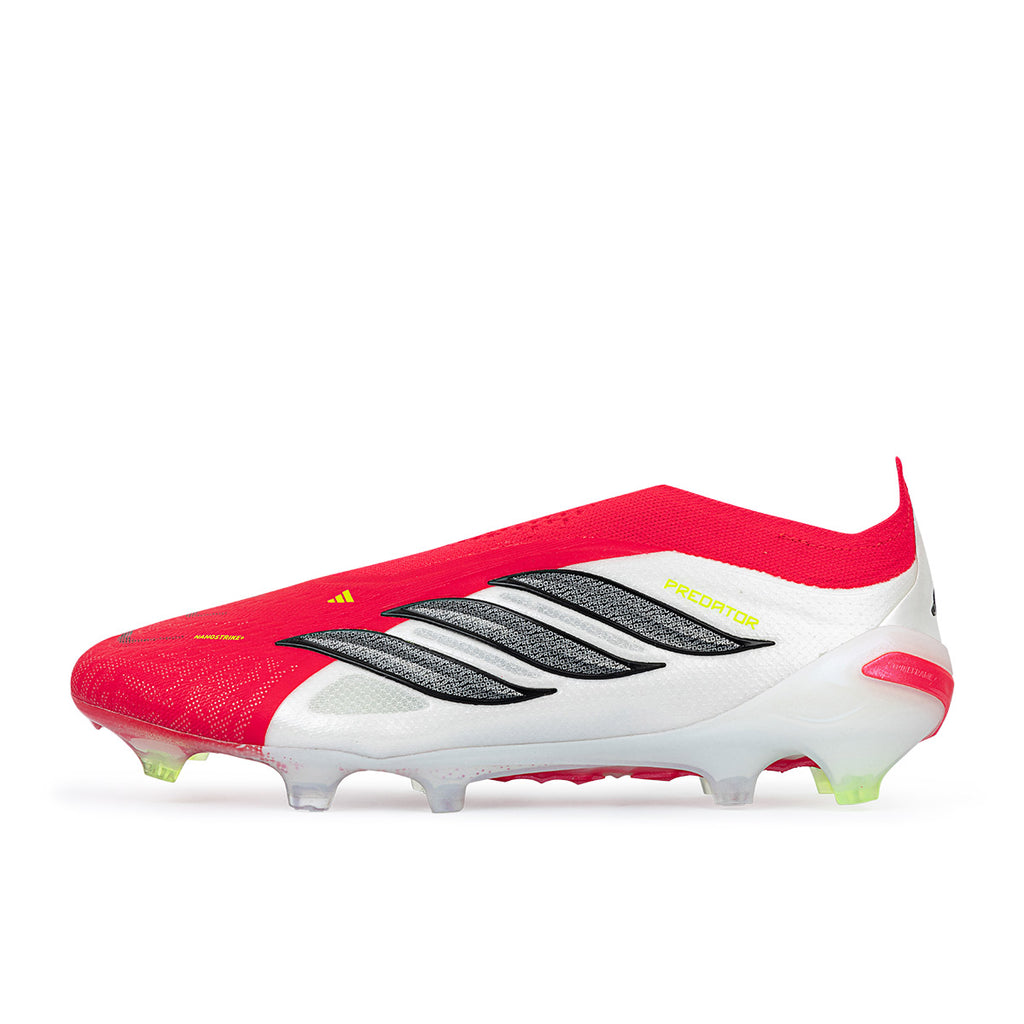ADIDAS PREDATOR ELITE LACELESS FG - LUCID RED/CORE BLACK/FTWR WHITE