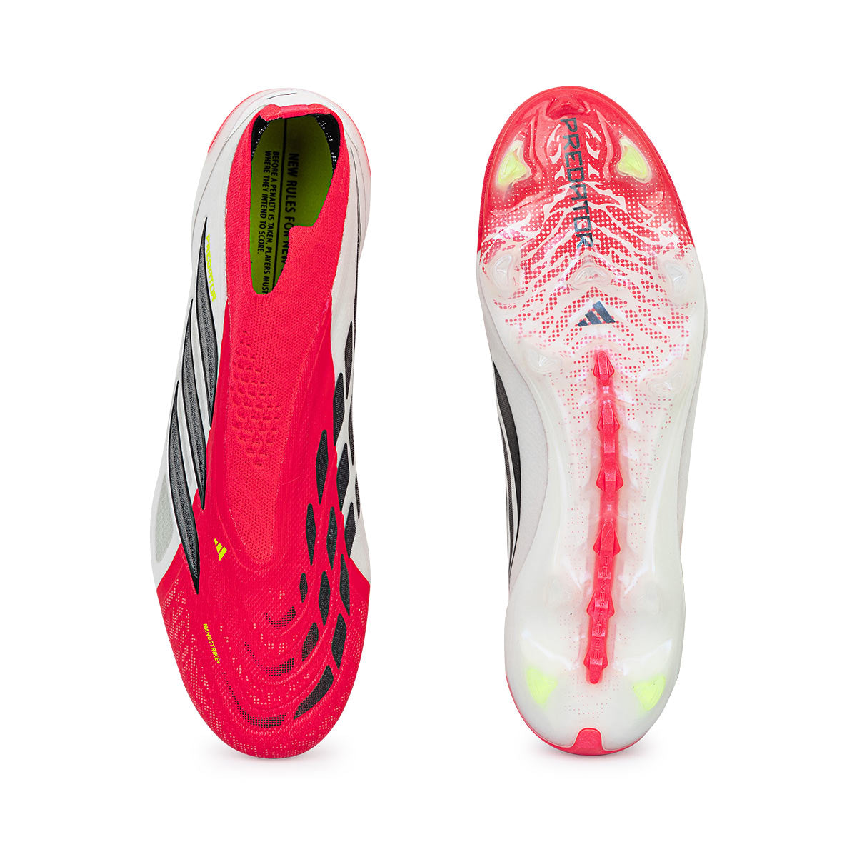 ADIDAS PREDATOR ELITE LACELESS FG - LUCID RED/CORE BLACK/FTWR WHITE