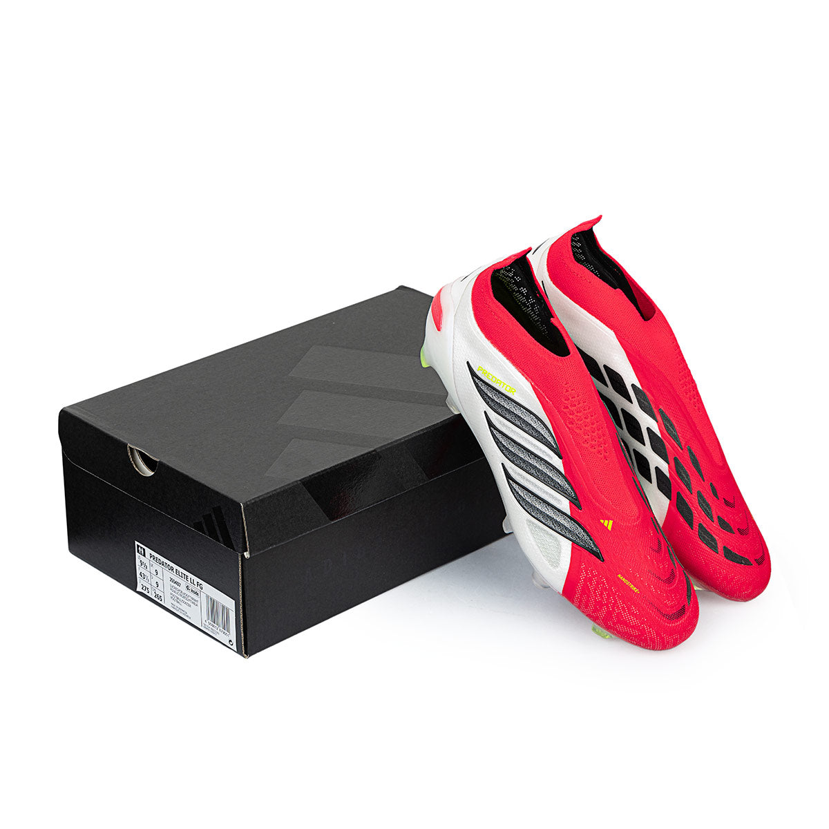 ADIDAS PREDATOR ELITE LACELESS FG - LUCID RED/CORE BLACK/FTWR WHITE