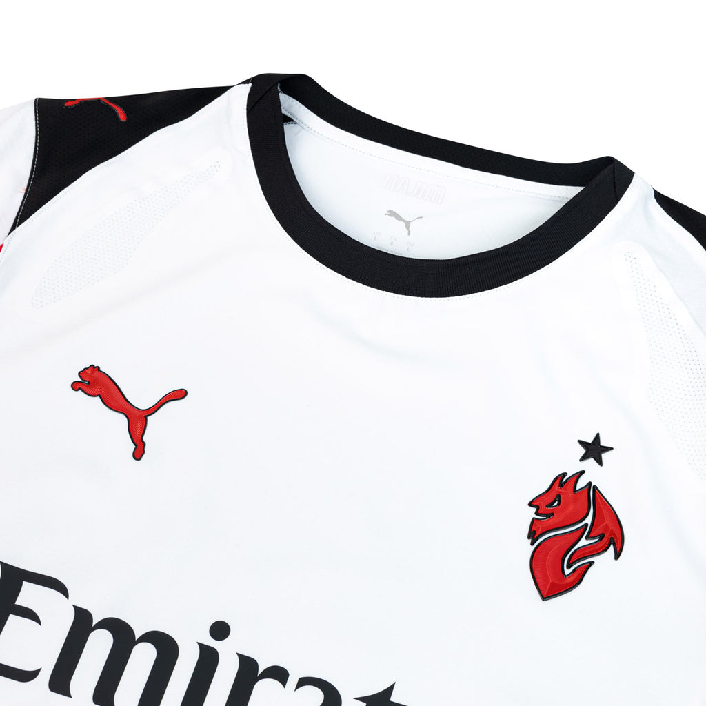 PUMA AC MILAN 2025/2026 AWAY PLAYER JERSEY - PUMA WHITE/FOR ALL TIME RED