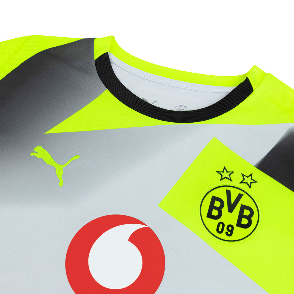 PUMA BORUSSIA DORTMUND 2025/2026 AWAY REPLICA JERSEY - SILVER MIST/YELLOW ALERT