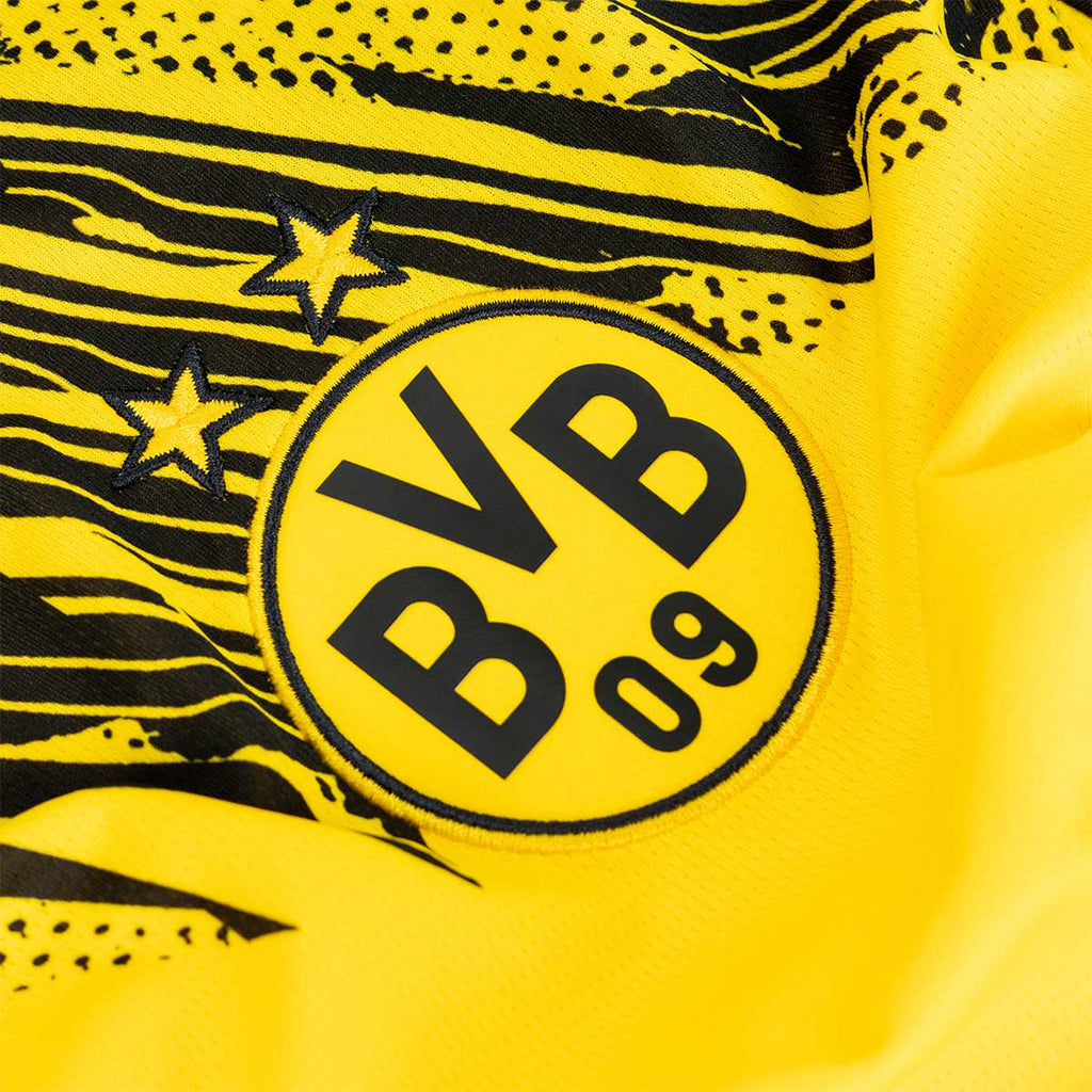 PUMA BORUSSIA DORTMUND 2025/2026 HOME KIDS JERSEY - FASTER YELLOW/PUMA BLACK