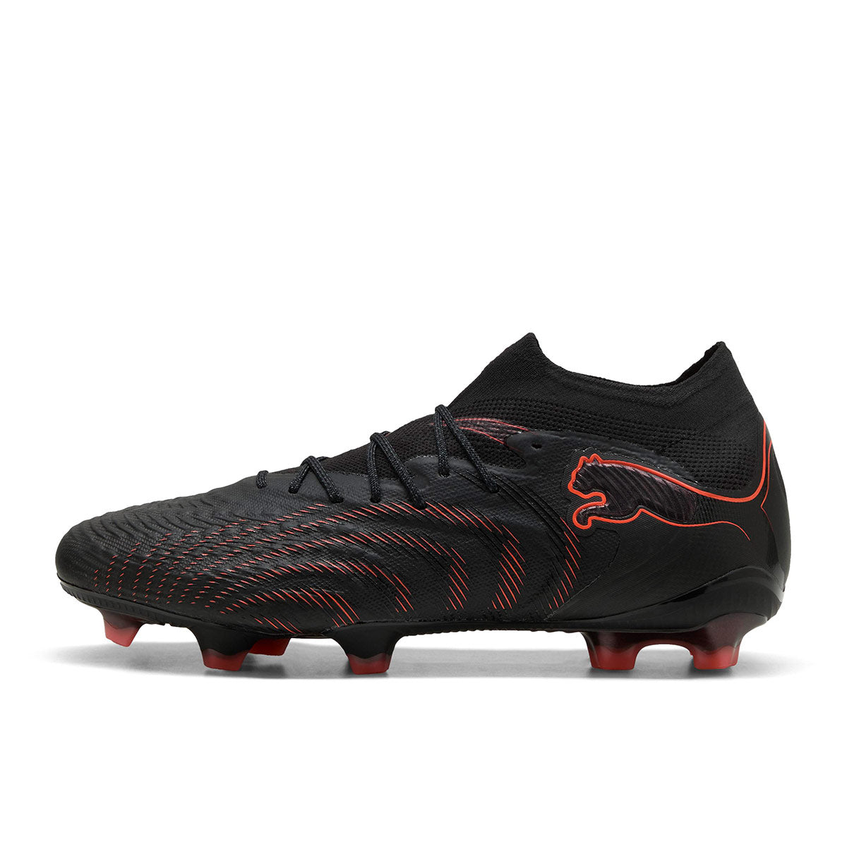 PUMA FUTURE 9 ULTIMATE FG - PUMA BLACK/GLOWING RED/STRONG GRAY