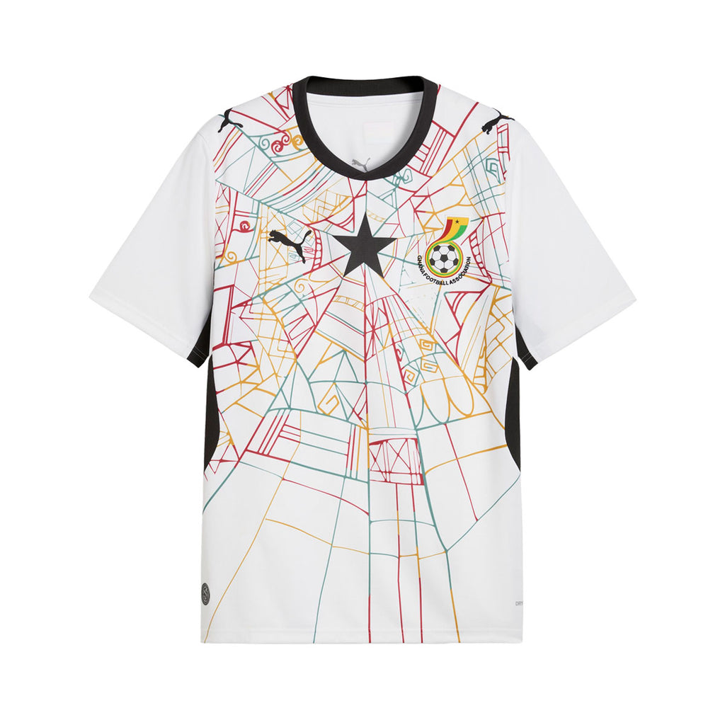 PUMA GHANA 2026 HOME REPLICA JERSEY - PUMA WHITE/PUMA BLACK