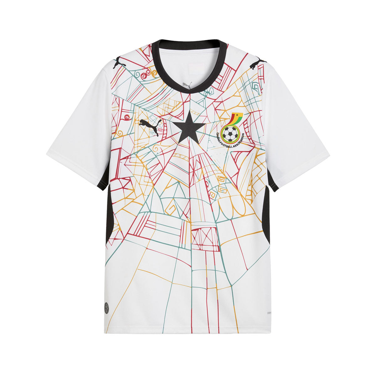 PUMA GHANA 2026 HOME REPLICA JERSEY - PUMA WHITE/PUMA BLACK