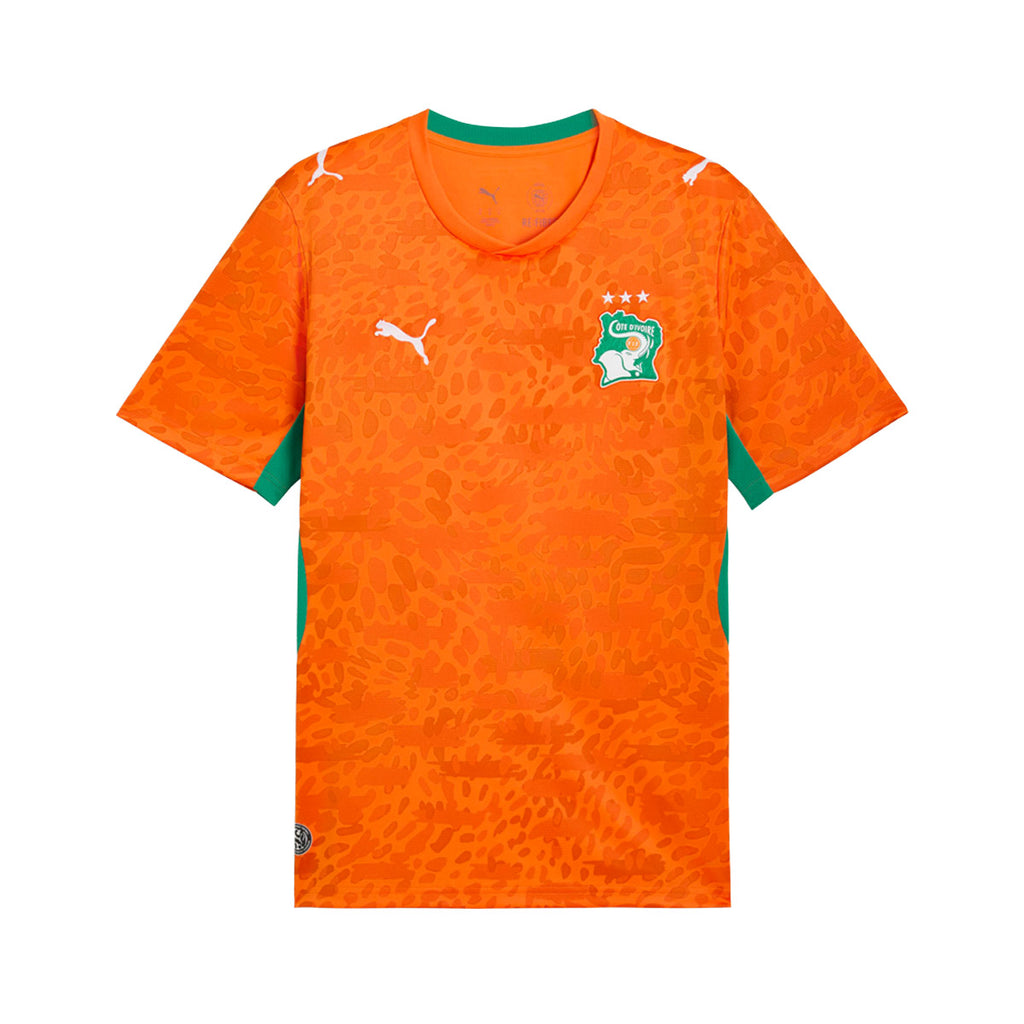 PUMA IVORY COAST 2026 HOME REPLICA JERSEY - RICKIE ORANGE/SPORT GREEN