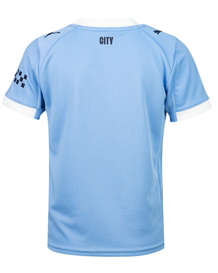 PUMA MANCHESTER CITY 2025/2026 HOME KIDS JERSEY - TEAM LIGHT BLUE/PUMA WHITE