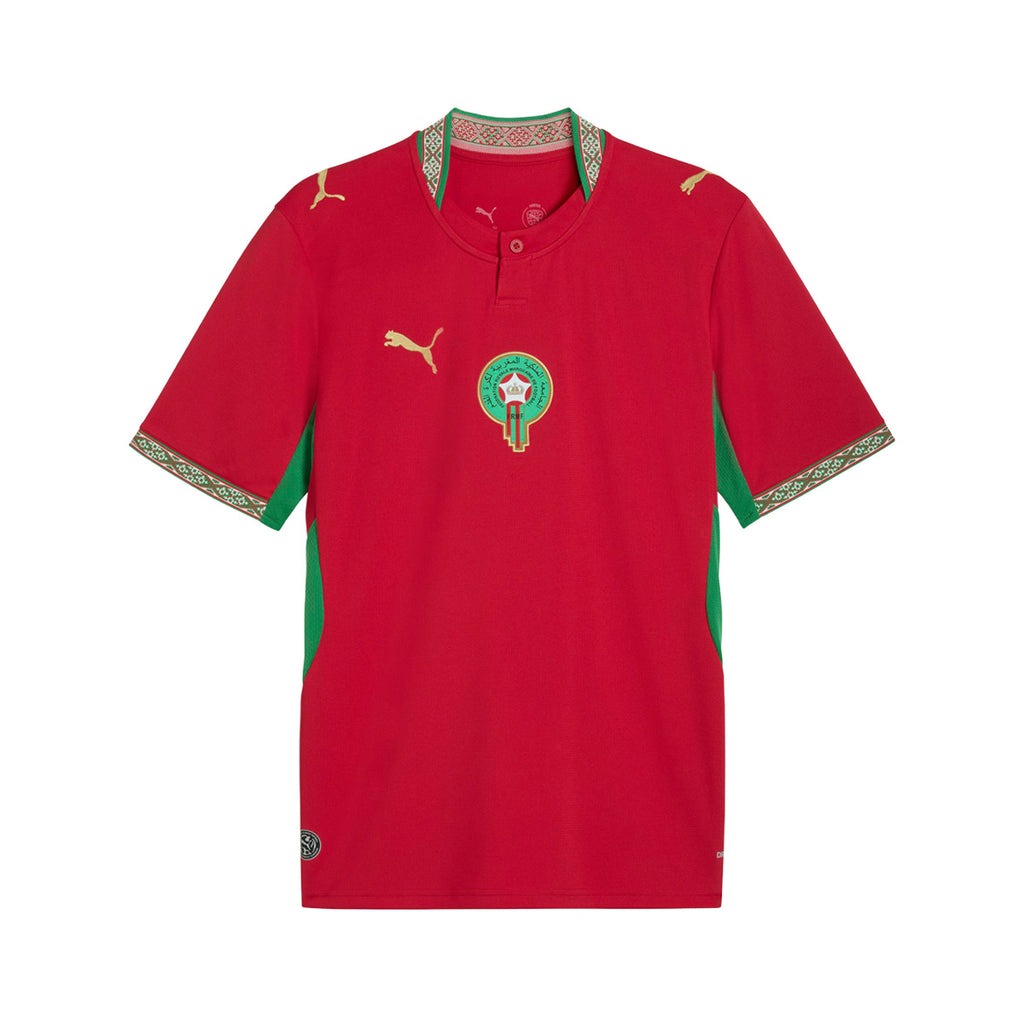 PUMA MOROCCO 2026 HOME REPLICA JERSEY - FAST RED/VICTORY GOLD