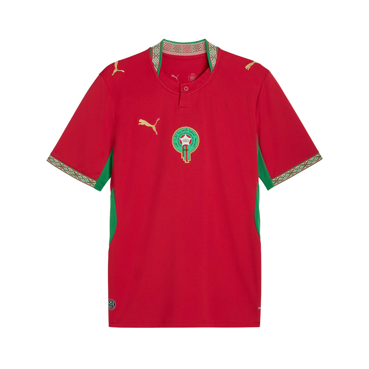 PUMA MOROCCO 2026 HOME REPLICA JERSEY - FAST RED/VICTORY GOLD