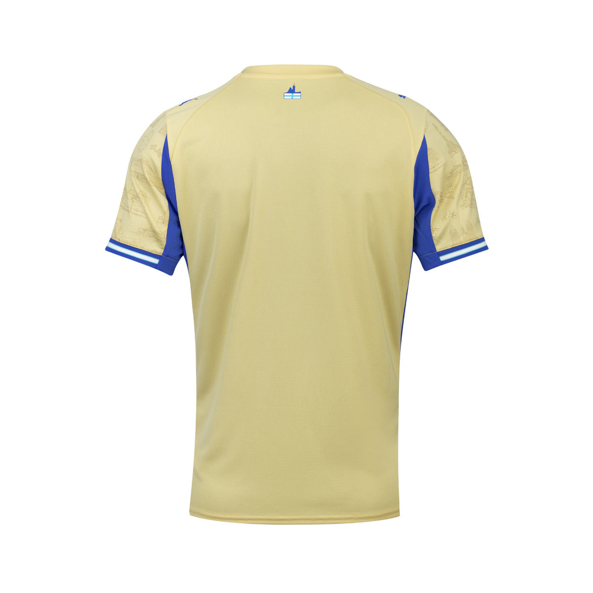 PUMA OLYMPIQUE DE MARSEILLE 2025/2026 SPECIAL EDITION REPLICA JERSEY - LIGHT GOLD/ROYAL SAPPHIRE