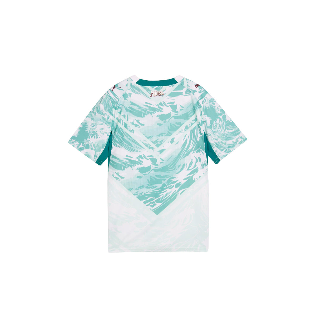 PUMA PORTUGAL 2026 AWAY KIDS JERSEY - PUMA WHITE/GREEN LAGOON