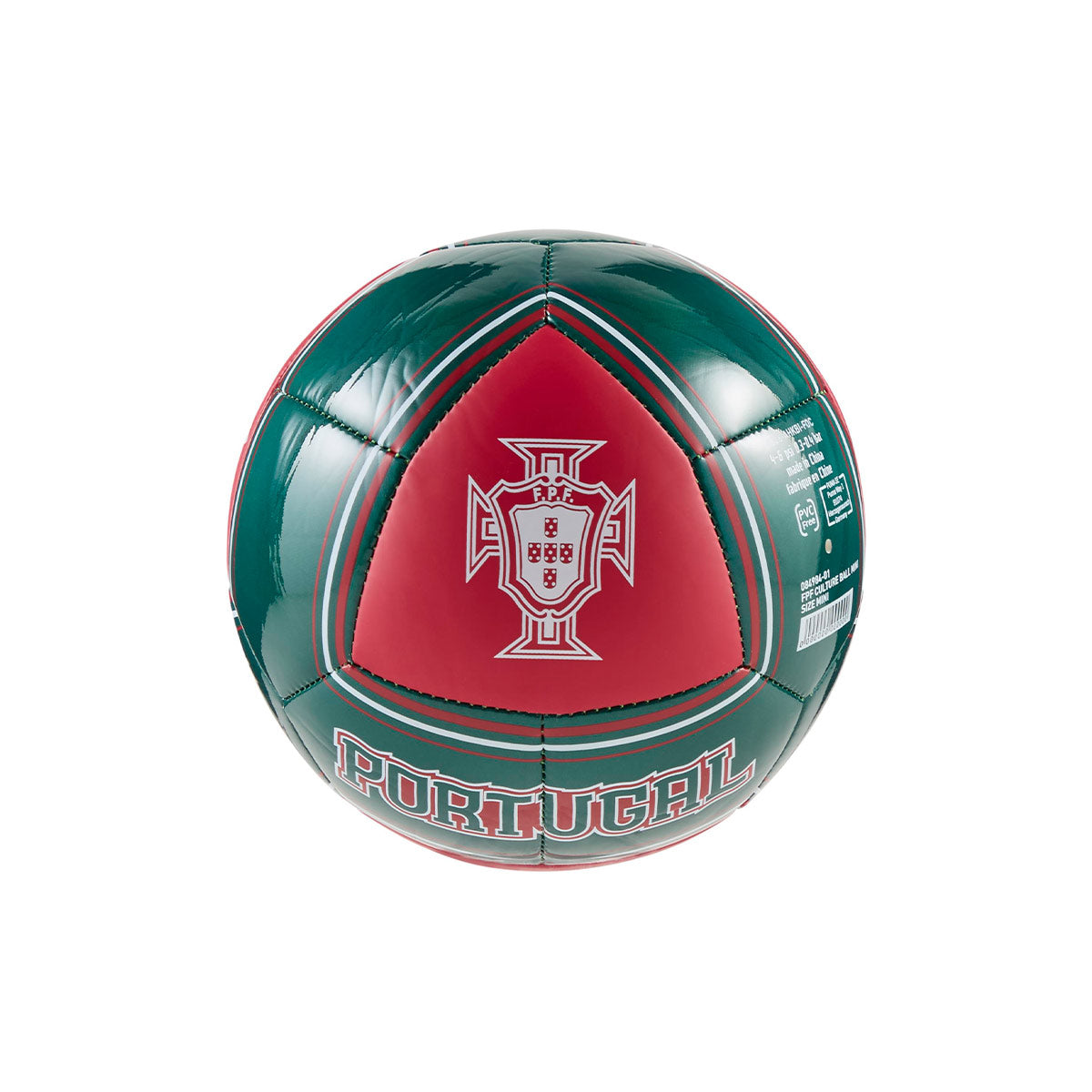 PUMA PORTUGAL 2026 CULTURE MINI BALL - CLUB RED/GREEN LAGOON
