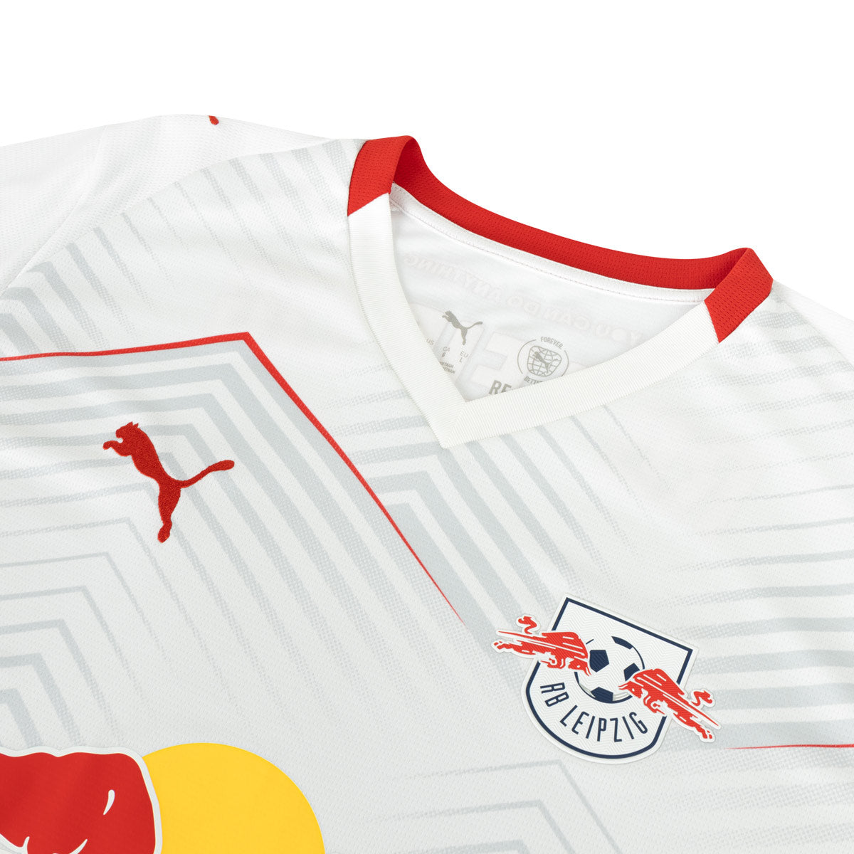 PUMA RB LEIPZIG 2025/2026 HOME REPLICA JERSEY - PUMA WHITE/FOR ALL TIME RED