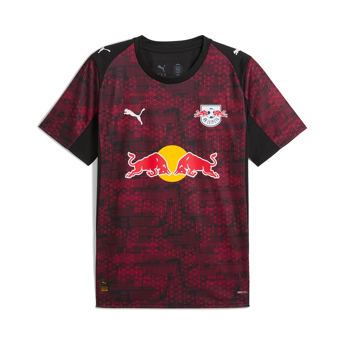 PUMA RB LEIPZIG 2025/2026 THIRD REPLICA JERSEY - PUMA BLACK/FAST RED