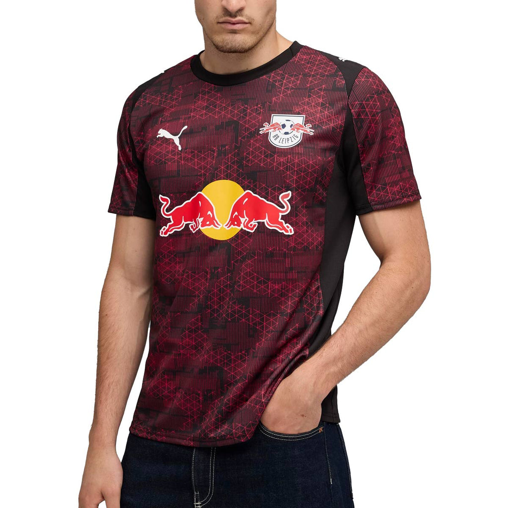 PUMA RB LEIPZIG 2025/2026 THIRD REPLICA JERSEY - PUMA BLACK/FAST RED