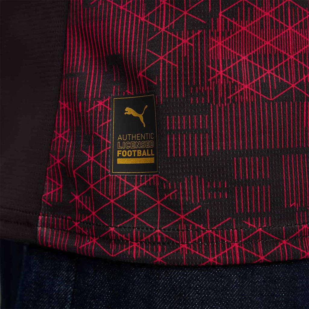 PUMA RB LEIPZIG 2025/2026 THIRD REPLICA JERSEY - PUMA BLACK/FAST RED
