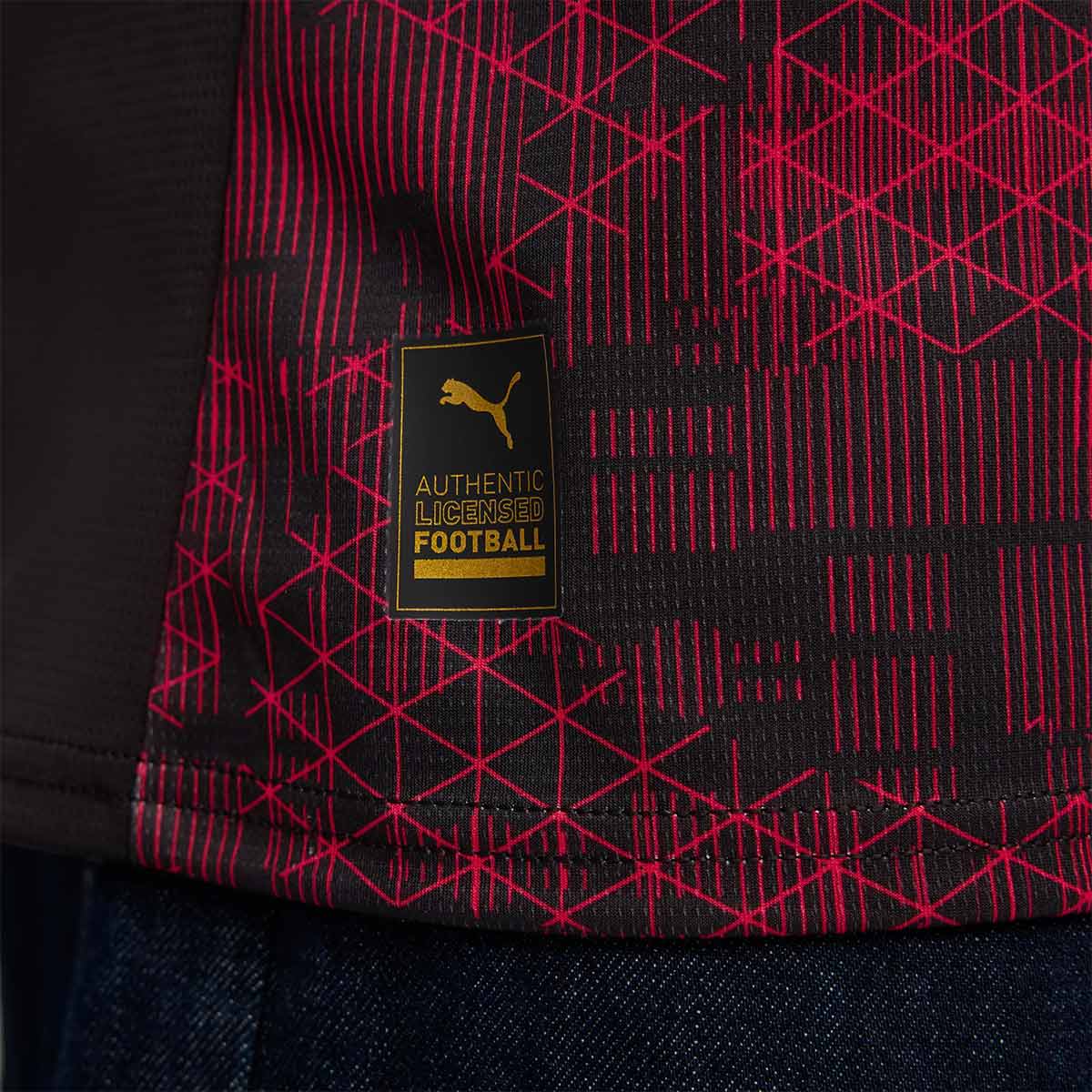 PUMA RB LEIPZIG 2025/2026 THIRD REPLICA JERSEY - PUMA BLACK/FAST RED