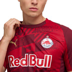 PUMA RB SALZBURG 2025/2026 THIRD REPLICA JERSEY - DARK CHERRY/METALLIC GOLD