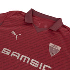 PUMA STADE RENNAIS 125TH ANNIVERSARY JERSEY - DARK CRIMSON/ROSE GOLD