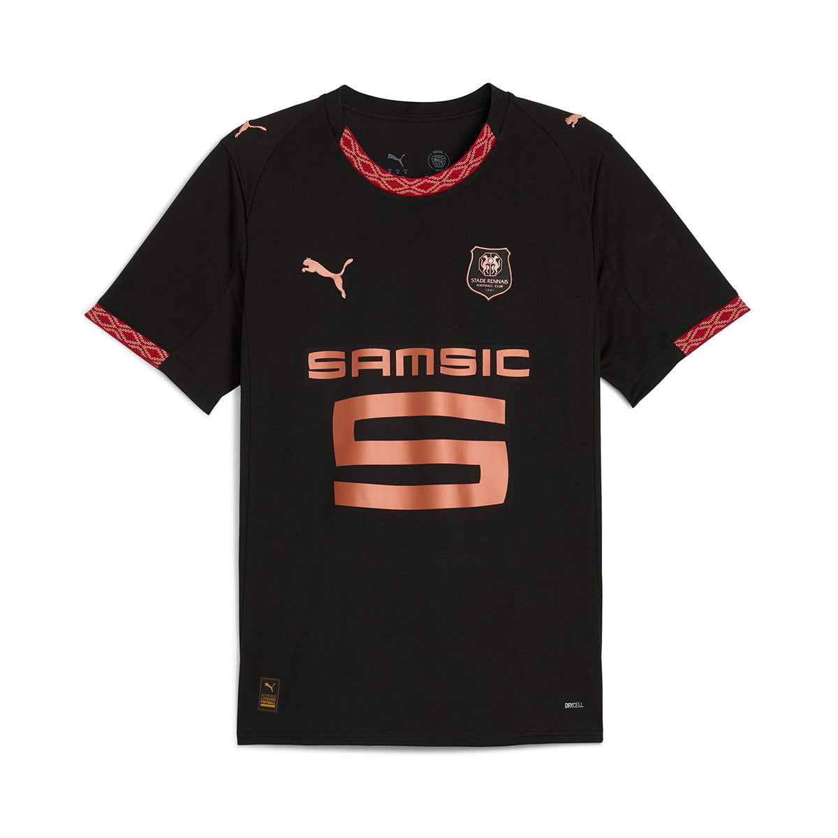 PUMA STADE RENNAIS 2025/2026 THIRD REPLICA JERSEY - PUMA BLACK/PUMA COPPER