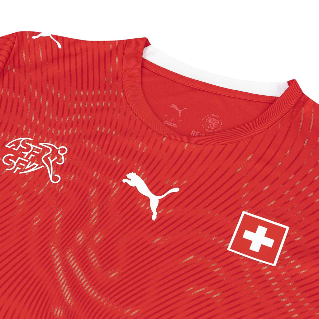 PUMA SWITZERLAND 2026 HOME REPLICA JERSEY - PUMA RED/PUMA WHITE