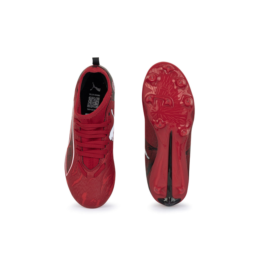 PUMA ULTRA 6 MATCH CP FG/AG JR - PUMA BLACK/FAST RED/FIRE ORCHID