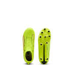 PUMA ULTRA 6 MATCH+ LACELESS FG/AG JR - YELLOW ALERT/PUMA BLACK/GLOWING RED/LIME SQUEEZE