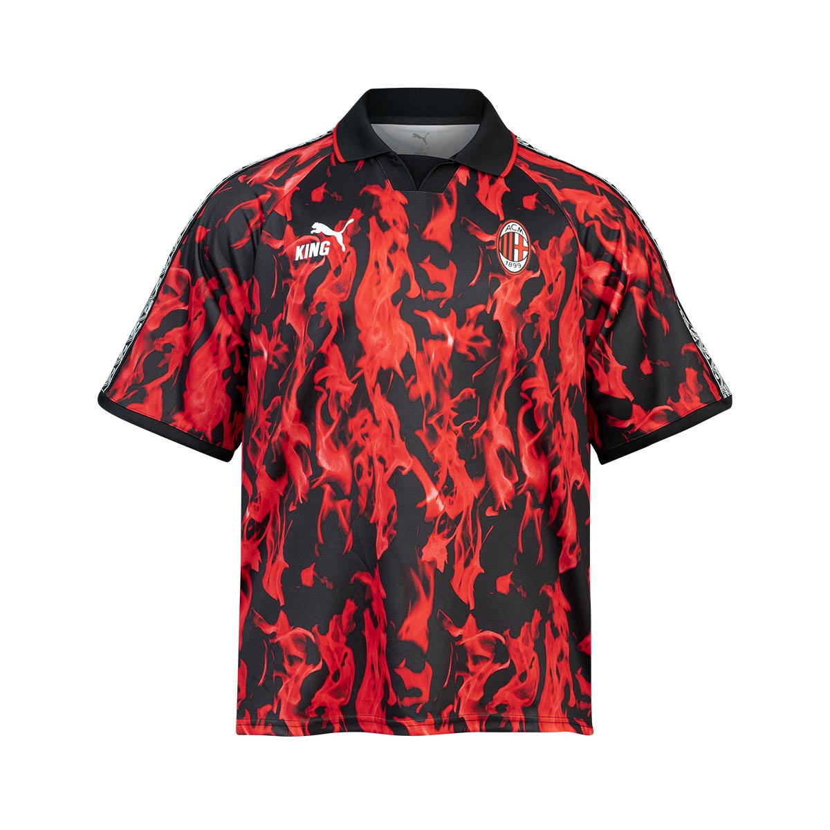 PUMA AC MILAN 2025/2026 KING RETRO JERSEY - FOR ALL TIME RED/PUMA BLACK