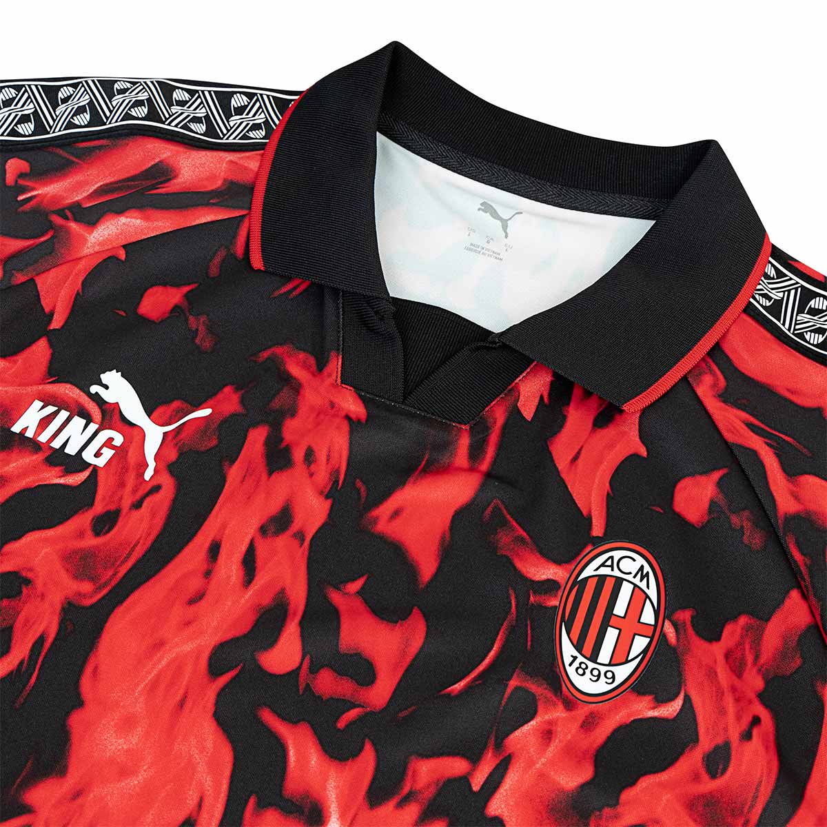 PUMA AC MILAN 2025/2026 KING RETRO JERSEY - FOR ALL TIME RED/PUMA BLACK