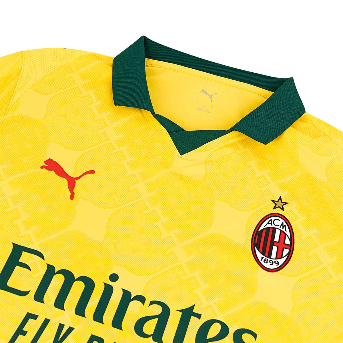 PUMA AC MILAN 2025/2026 THIRD PLAYER JERSEY - SUNNY YELLOW/DARK MYRTLE