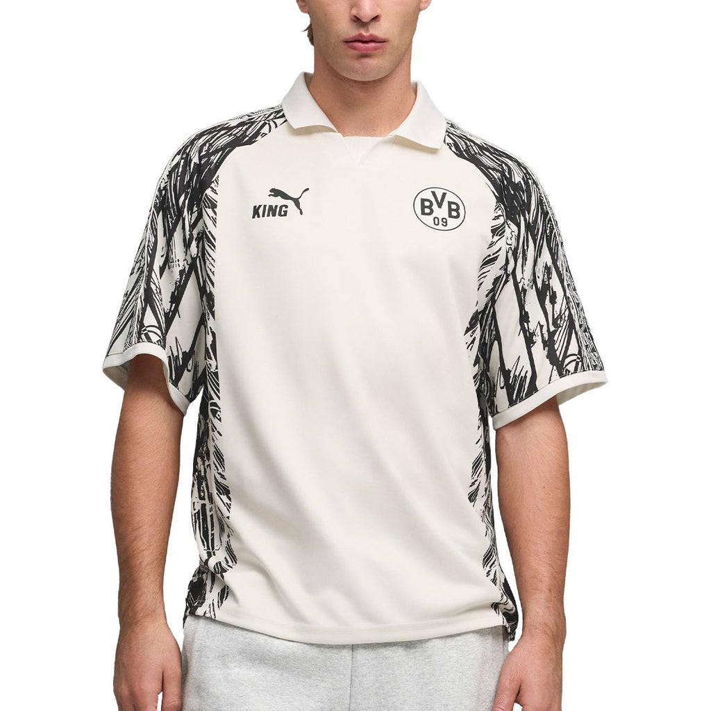 PUMA BORUSSIA DORTMUND 2025/2026 KING JERSEY - WARM WHITE/PUMA BLACK
