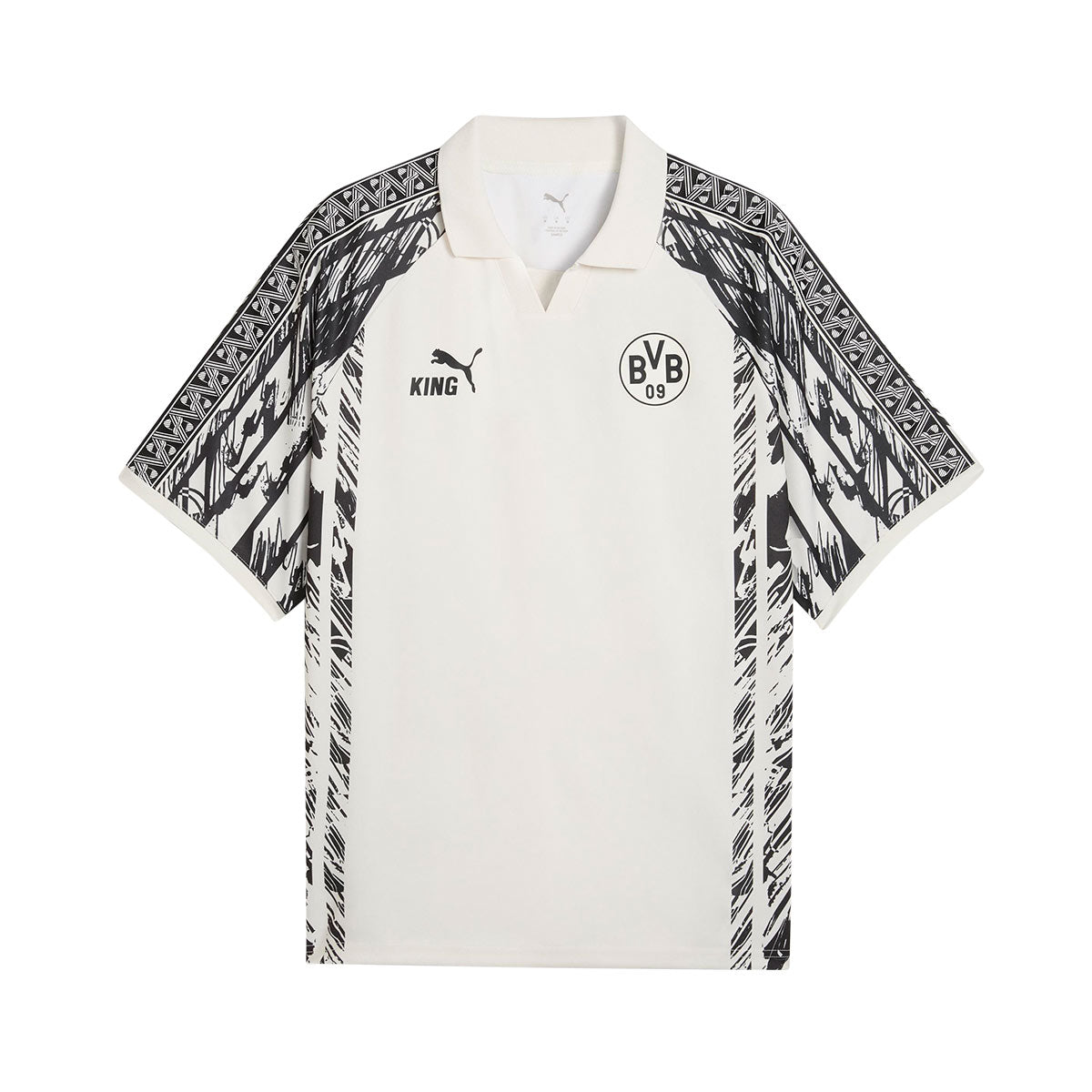 PUMA BORUSSIA DORTMUND 2025/2026 KING JERSEY - WARM WHITE/PUMA BLACK