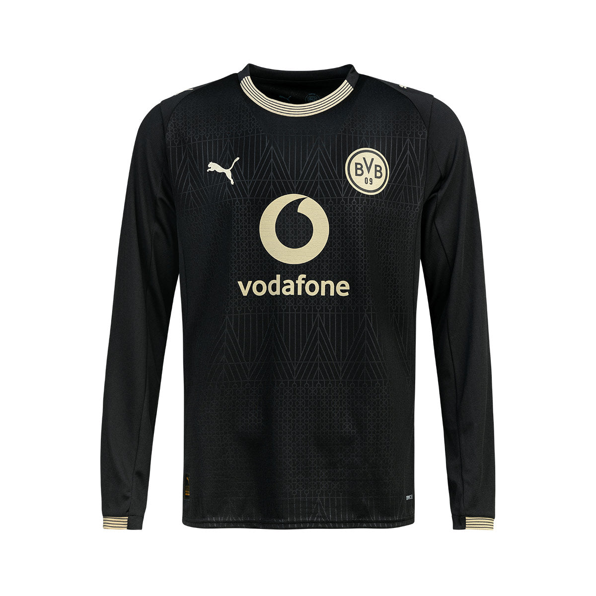 PUMA BORUSSIA DORTMUND 2025/2026 SPECIAL EDITION REPLICA LONG SLEEVE JERSEY - PUMA BLACK/ALABASTER