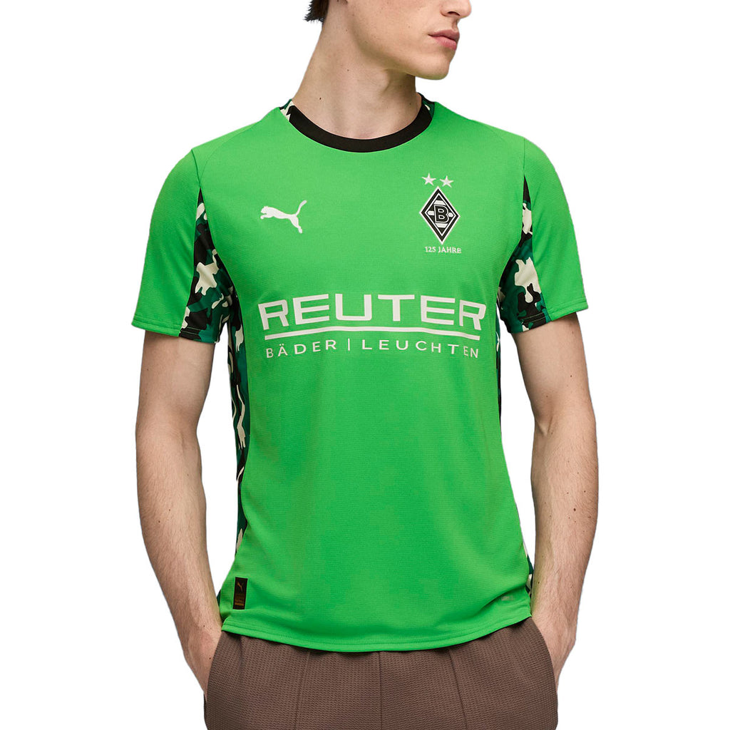 PUMA BORUSSIA MONCHENGLADBACH 2025/2026 AWAY REPLICA JERSEY - PUMA GREEN/WARM WHITE