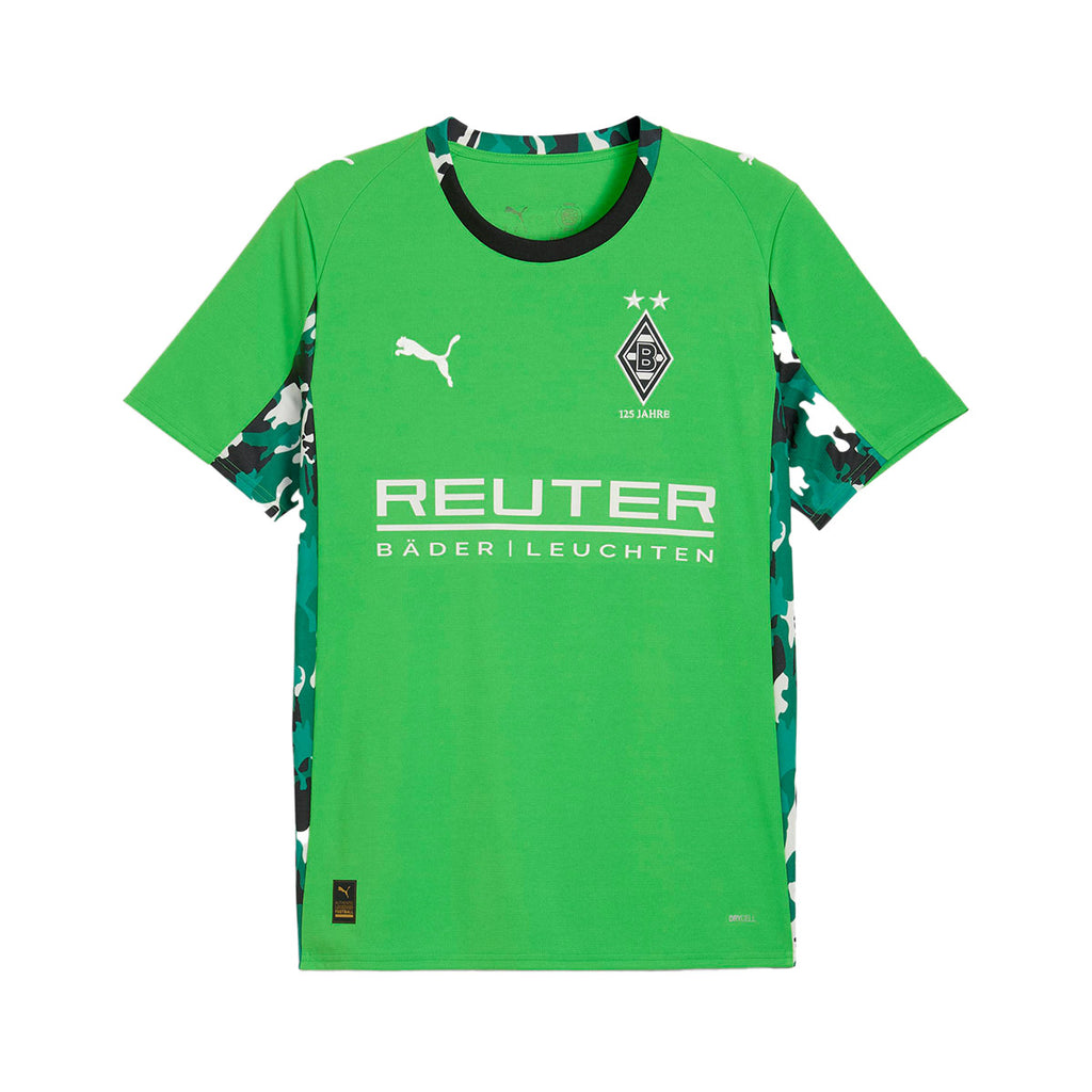 PUMA BORUSSIA MONCHENGLADBACH 2025/2026 AWAY REPLICA JERSEY - PUMA GREEN/WARM WHITE
