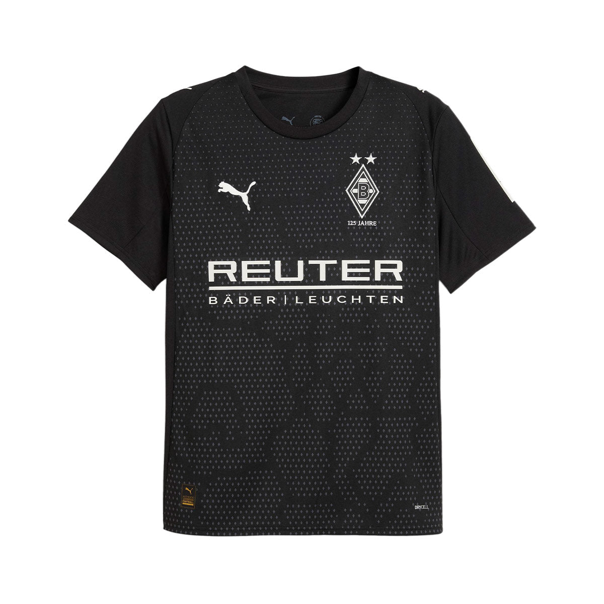 PUMA BORUSSIA MONCHENGLADBACH 2025/2026 THIRD REPLICA JERSEY - PUMA BLACK/WARM WHITE
