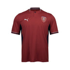 PUMA CZECH 2026 HOME REPLICA JERSEY - DARK CHERRY/PUMA NAVY