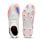 PUMA FUTURE 8 MATCH FG/AG JR - PUMA WHITE/PUMA BLACK/GLOWING RED