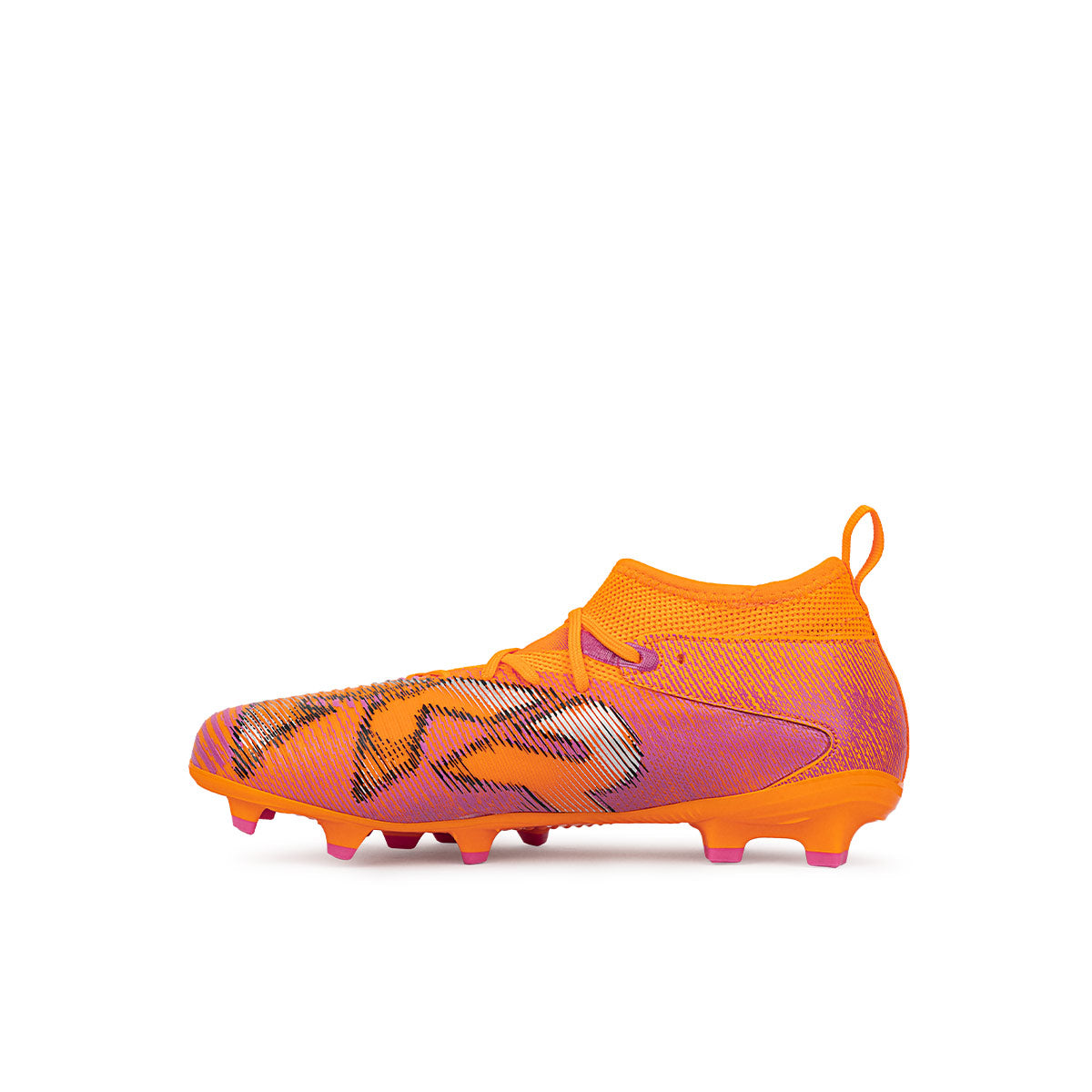 PUMA FUTURE 8 MATCH FG/AG JR - HEAT FIRE/PUMA BLACK/RAVISH