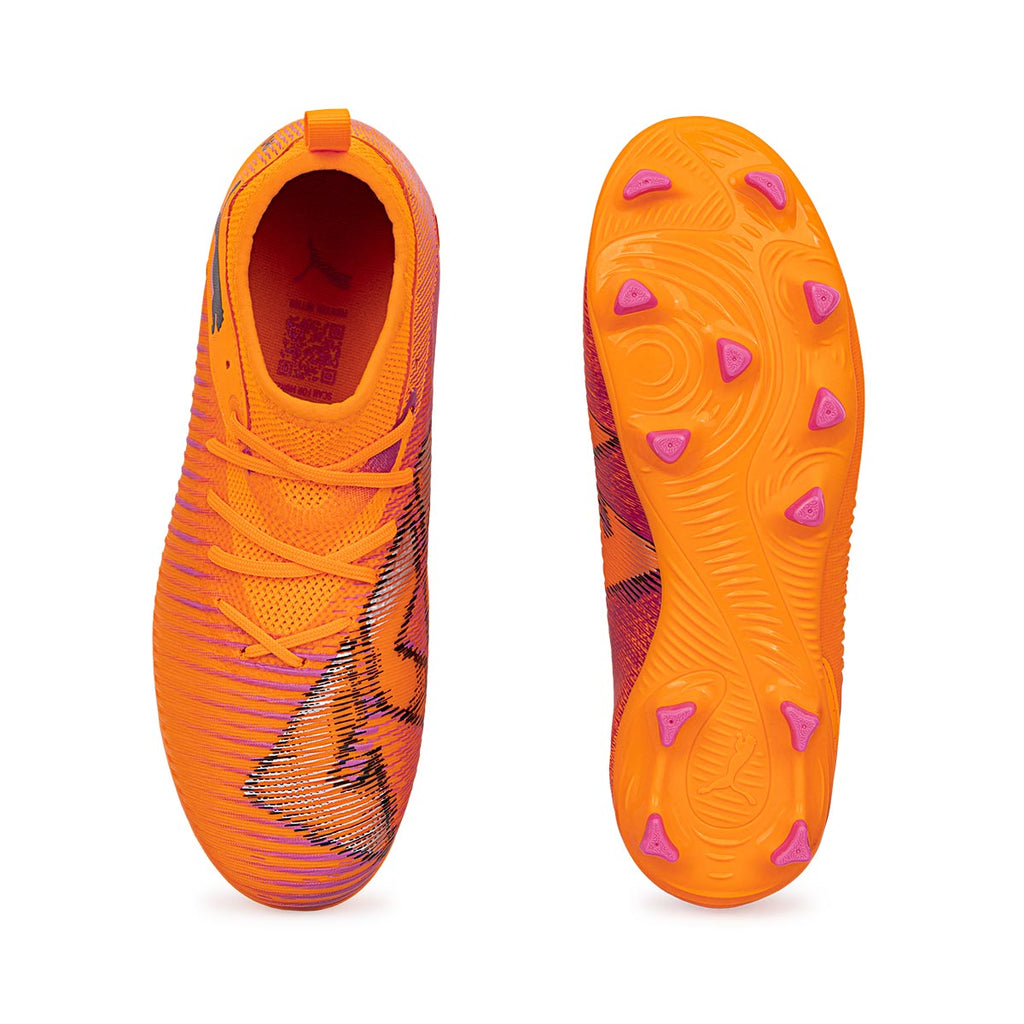 PUMA FUTURE 8 MATCH FG/AG JR - HEAT FIRE/PUMA BLACK/RAVISH