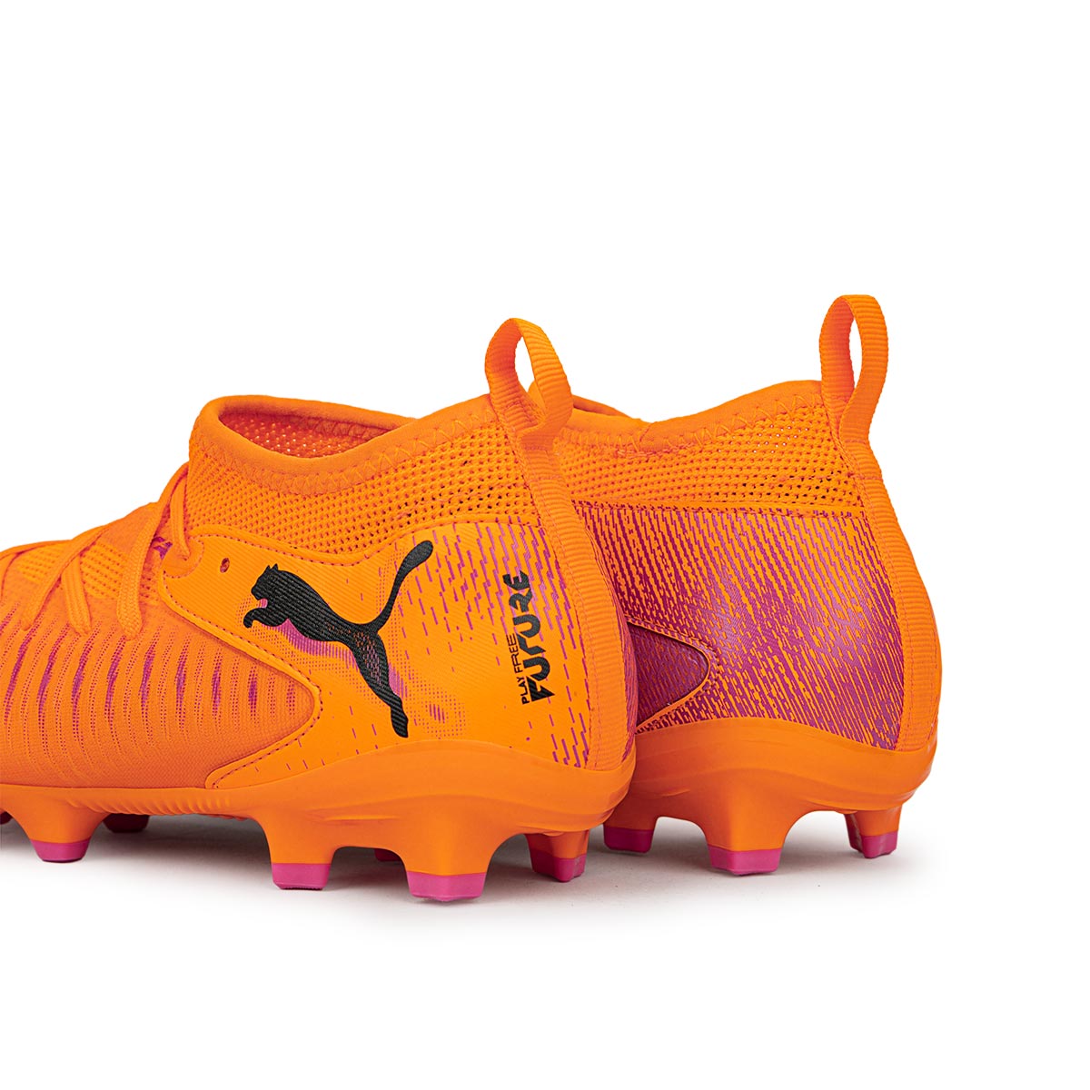 PUMA FUTURE 8 MATCH FG/AG JR - HEAT FIRE/PUMA BLACK/RAVISH