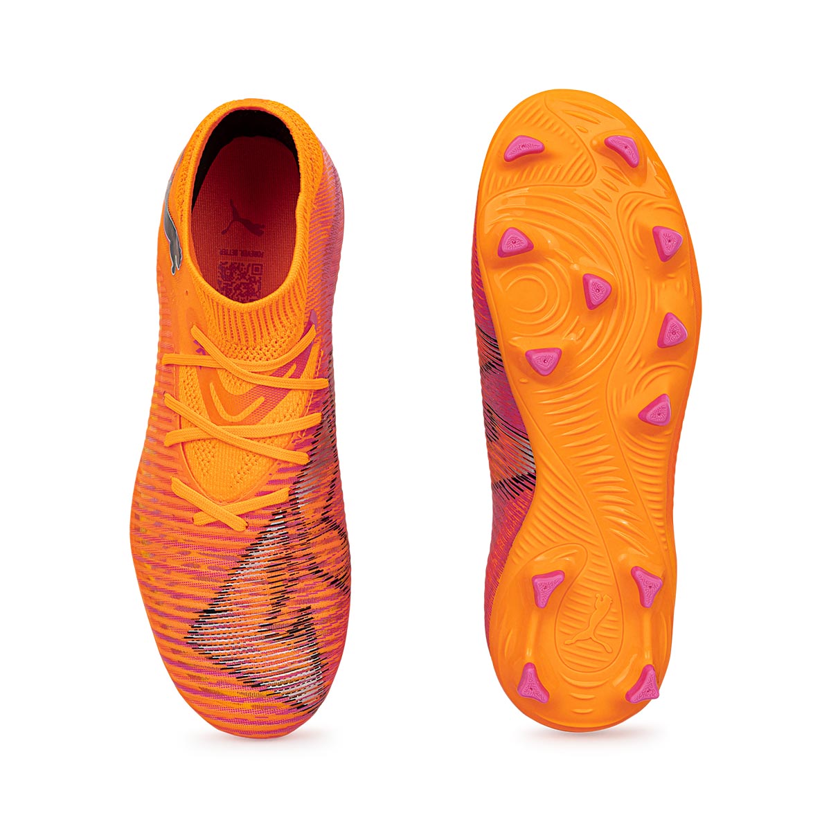 PUMA FUTURE 8 PRO FG/AG JR - HEAT FIRE/PUMA BLACK/RAVISH