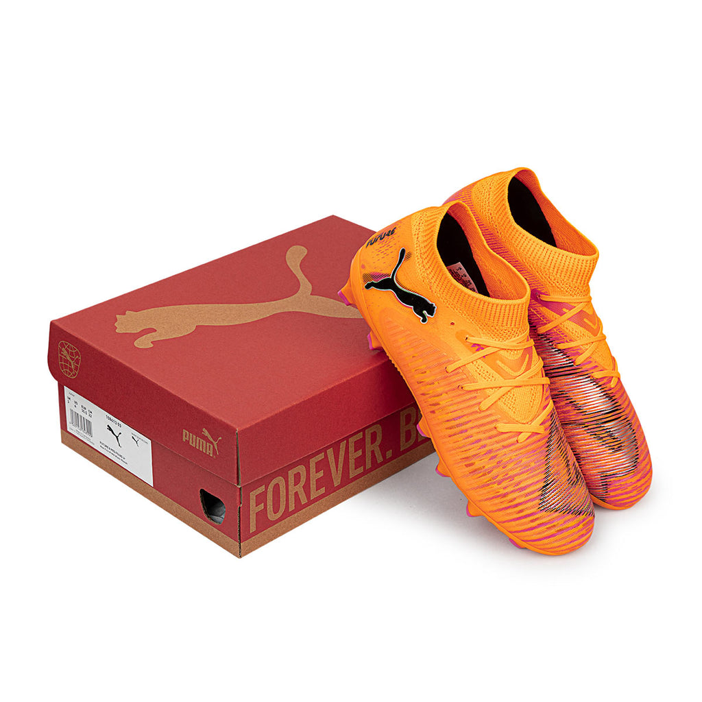 PUMA FUTURE 8 PRO FG/AG JR - HEAT FIRE/PUMA BLACK/RAVISH