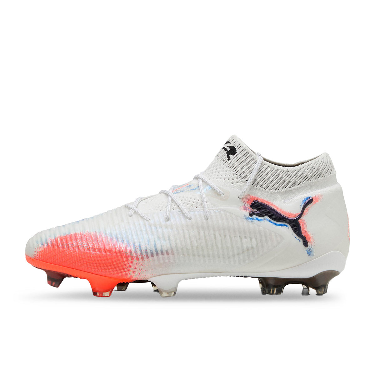 PUMA FUTURE 8 ULTIMATE FG - PUMA WHITE/PUMA BLACK/GLOWING RED